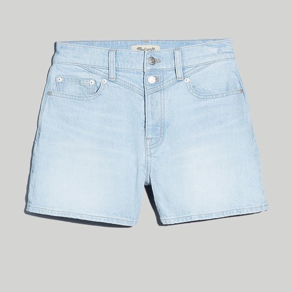 Madewell Pants - Madewell Plus Mom Jean Mid-Length Denim Shorts